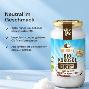 Premium Bio-Kokosöl Neutral