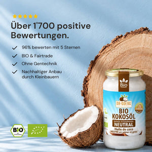 Premium Bio-Kokosöl Neutral