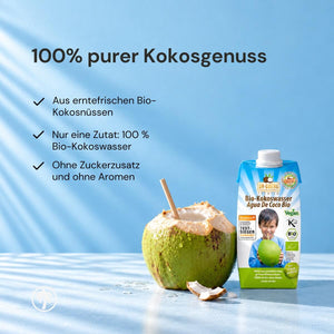 Premium Bio-Kokoswasser