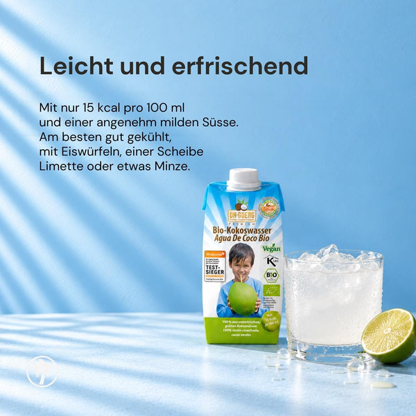 Premium Bio-Kokoswasser