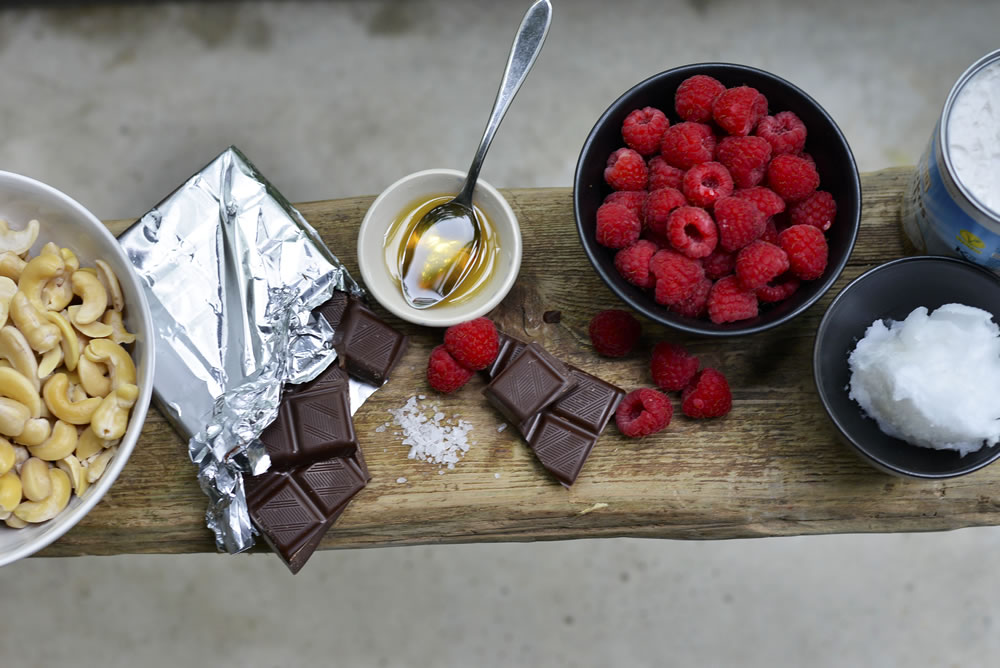 Rezepte :: Snacks &amp; Desserts :: Schokoladen-Kokos Mousse